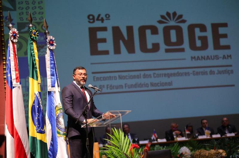 Wilson Lima destaca regularização fundiária para 17 mil famílias em parceria entre poderes durante encontro de Corregedores-Gerais e Fórum Fundiário