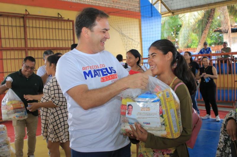 4° edição da Ação Amigos do Mateus Assayag beneficia mais de 500 famílias parintinenses