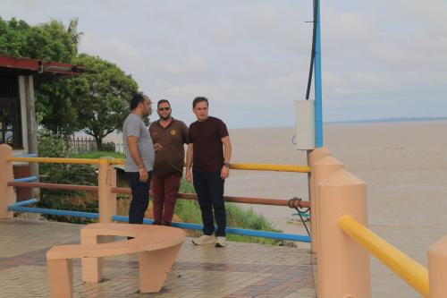 Prefeito Mateus Assayag vistoria área da Praça do Cristo Redentor para início das obras