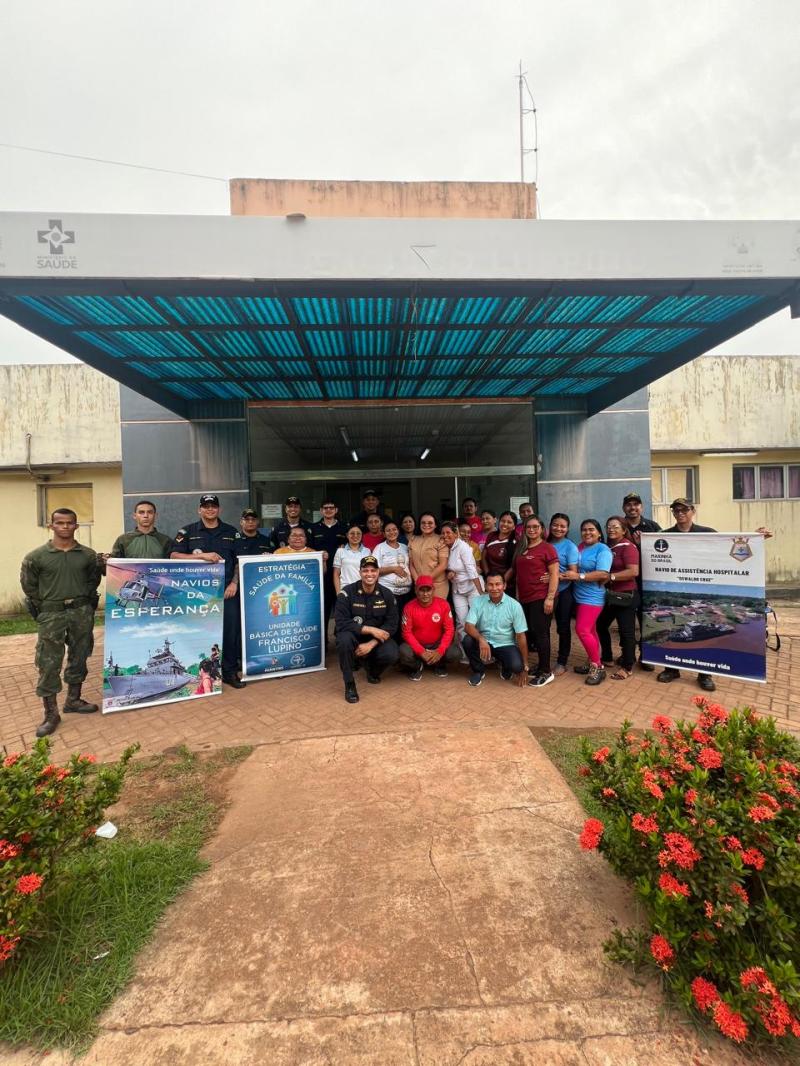 Marinha do Brasil realizou atendimentos em Vila Amazônia 