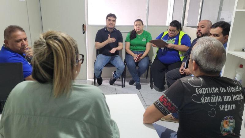 UGPE e EMTT alinham ações de segurança no trânsito para as obras do Prosai Parintins