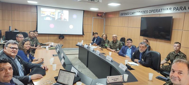 A convite do Exército, EST/UEA vai a Brasília e amplia interlocução para novas parcerias