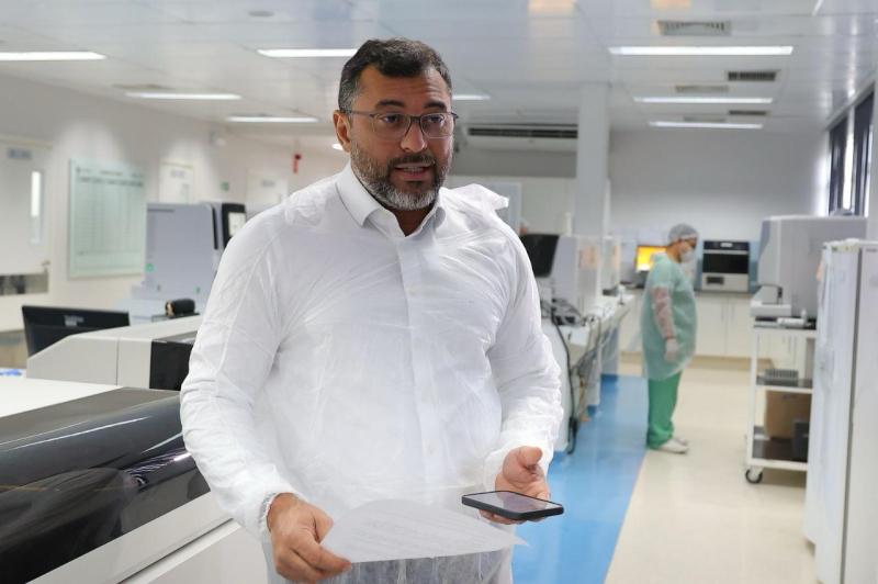 Hospital Delphina Aziz: Wilson Lima apresenta plataforma que oferece resultados de exames pela internet