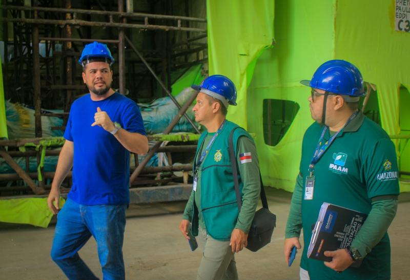 Com Plano de Gerenciamento de Resíduos em elaboração, Boi Caprichoso recebe visita do Ipaam