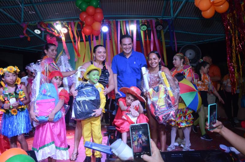 Carnamirim levou alegria para os pequenos foliões de Parintins