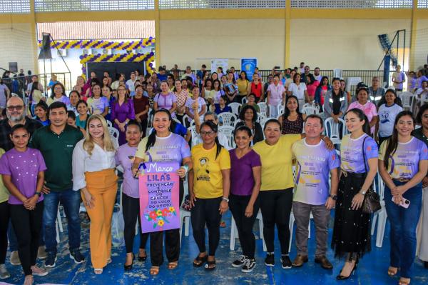 Parintins inicia campanha Março Lilás e Março Amarelo com foco na saúde da mulher