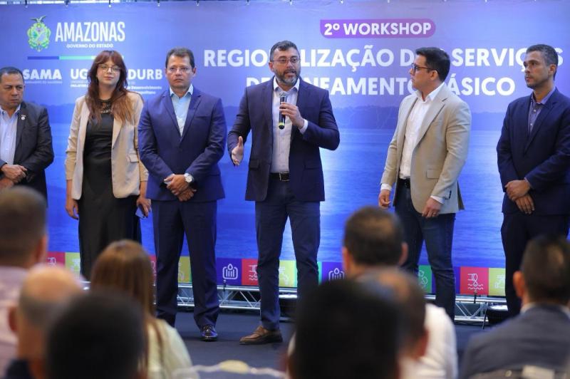 Governador Wilson Lima reforça importância de união com municípios para avanços em saneamento básico