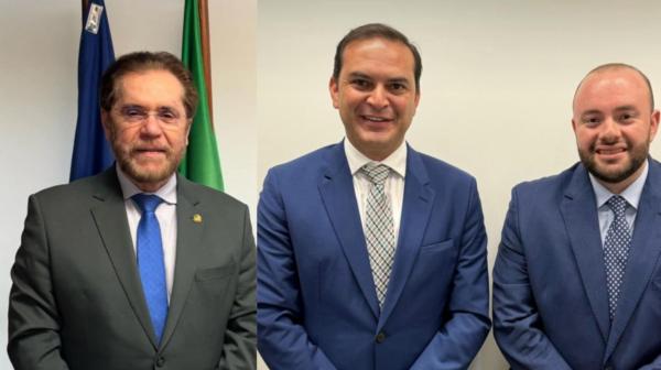 Prefeito Mateus tem encontro com senador Plínio e deputado Fausto que reafirmam compromisso com emendas para Parintins