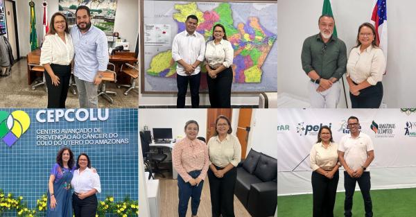 Vereadora Márcia Baranda visita instituições públicas em Manaus para levar demandas de Parintins Vereadora Márcia Baranda visita instituições públicas em Manaus para levar demandas de Parintins