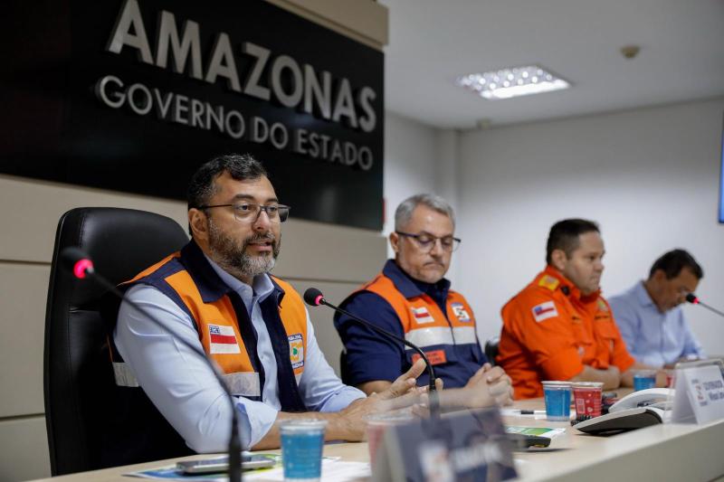 Operação Cheia 2025: Governador Wilson Lima anuncia envio de ajuda humanitária para municípios da calha do rio Madeira
