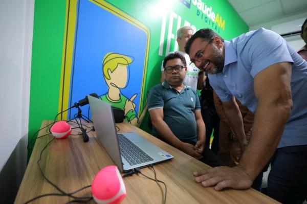 Governador Wilson Lima entrega primeiro serviço de Telessaúde do interior em Manacapuru Governador Wilson Lima entrega primeiro serviço de Telessaúde do interior em Manacapuru