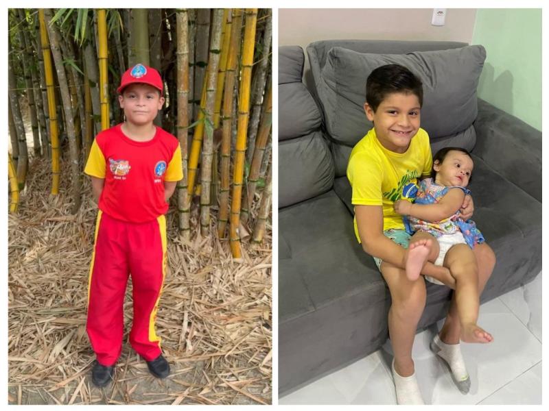 Em Manaus, Bombeiro Mirim salva irmã de um ano que se engasgou enquanto jantava Em Manaus, Bombeiro Mirim salva irmã de um ano que se engasgou enquanto jantava