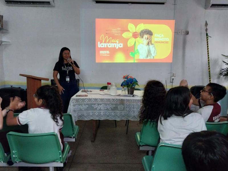 Maio Laranja: Seduc Parintins promove ações alusivas a campanha de combate ao abuso e à exploração sexual de crianças e adolescentes