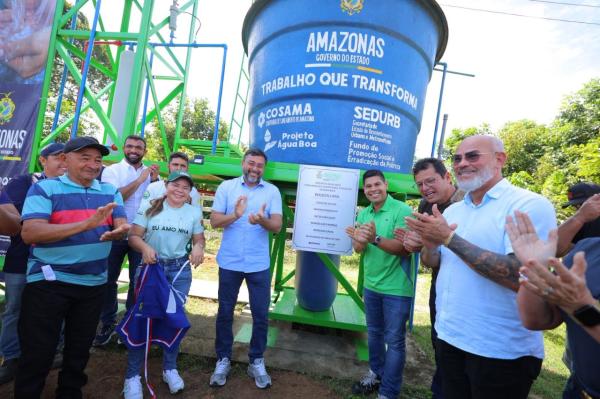 Governador Wilson Lima entrega novo sistema do Projeto Água Boa em comunidade rural de Nhamundá Governador Wilson Lima entrega novo sistema do Projeto Água Boa em comunidade rural de Nhamundá