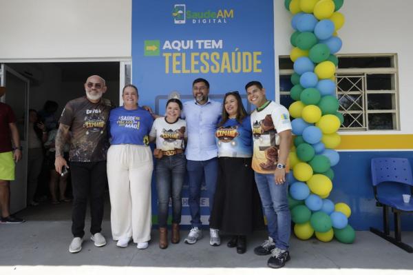 Governador inaugura serviço de Telessaúde em Nhamundá, o oitavo município a receber estrutura para teleconsultas a distância