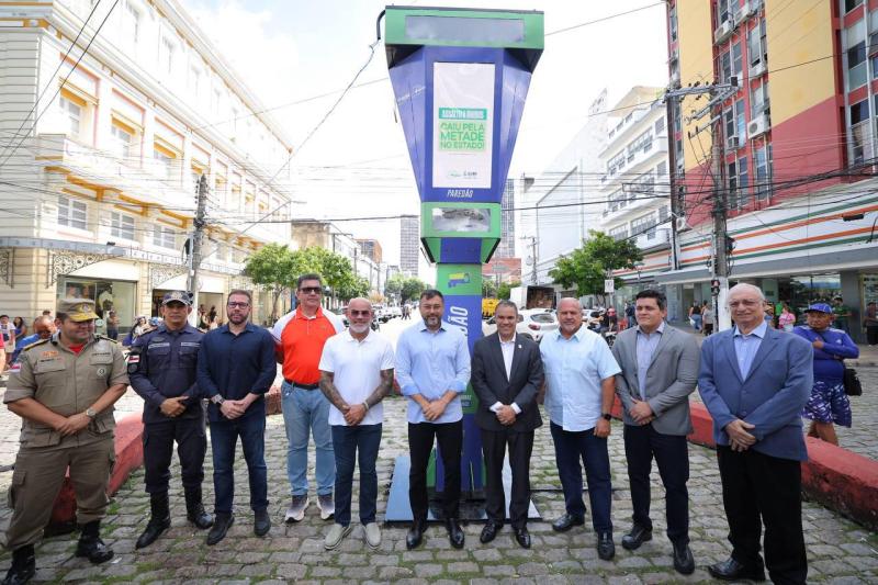 Governador Wilson Lima lança nova etapa do sistema Paredão com câmeras de reconhecimento facial em Manaus Governador Wilson Lima lança nova etapa do sistema Paredão com câmeras de reconhecimento facial em Manaus