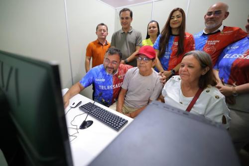 Governador Wilson Lima inaugura serviço de Telessaúde em Parintins e amplia rede de saúde digital no Baixo Amazonas