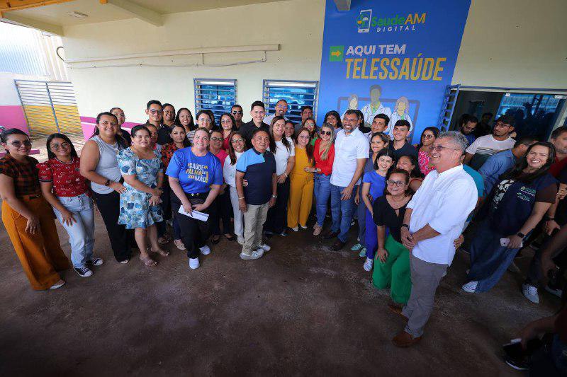 Governador Wilson Lima entrega salas de Telessaúde em Manaquiri e Careiro Castanho alcançando 21 municípios com estrutura para teleconsultas Governador Wilson Lima entrega salas de Telessaúde em Manaquiri e Careiro Castanho alcançando 21 municípios com estrutura para teleconsultas