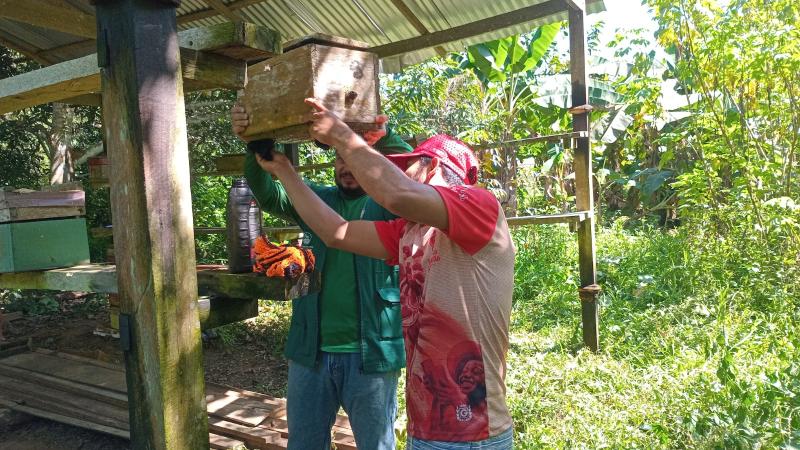 Secretaria de Produção Rural inicia acompanhamento técnico aos meliponicultores