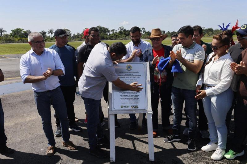Governador Wilson Lima inaugura aeroporto de Fonte Boa totalmente reformado e com capacidade ampliada