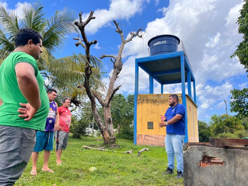 Comunidades da Valéria vão ganhar novos sistemas de abastecimento de água da Prefeitura de Parintins