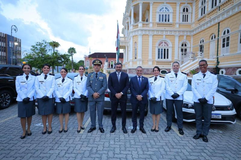 Durante formatura, governador Wilson Lima destaca importância de novos oficiais de saúde para a Polícia Militar