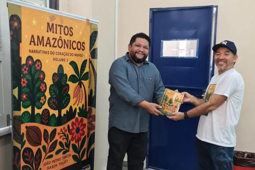 Escolas públicas da zona sul recebem nova etapa do projeto “Mitos Amazônicos” com histórias e animações