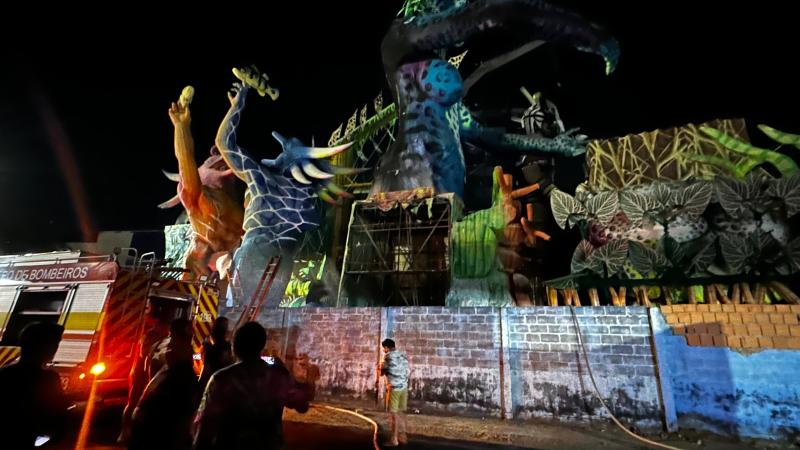 Princípio de incêndio no Galpão do Boi Caprichoso será investigado