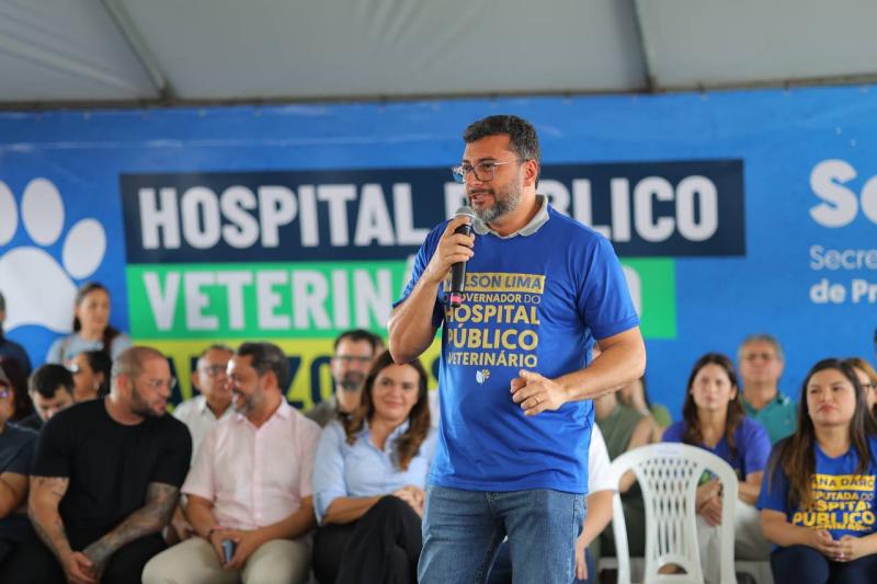 Governador Wilson Lima inaugura maior Hospital Público Veterinário da América Latina