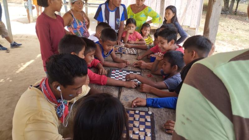 Escolas indígenas de Parintins participam de Jogos Tradicionais e Convencionais