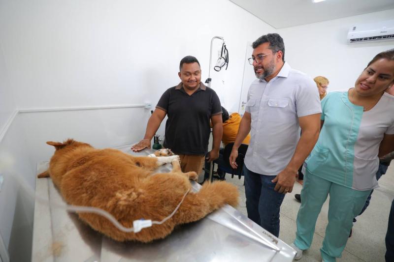 Governador Wilson Lima destaca mais de 3 mil procedimentos na primeira semana do Hospital Público Veterinário do Amazonas