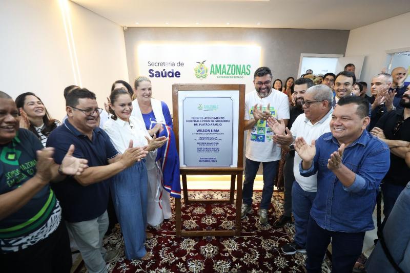 Governador Wilson Lima entrega novo pronto atendimento do Hospital Platão Araújo
