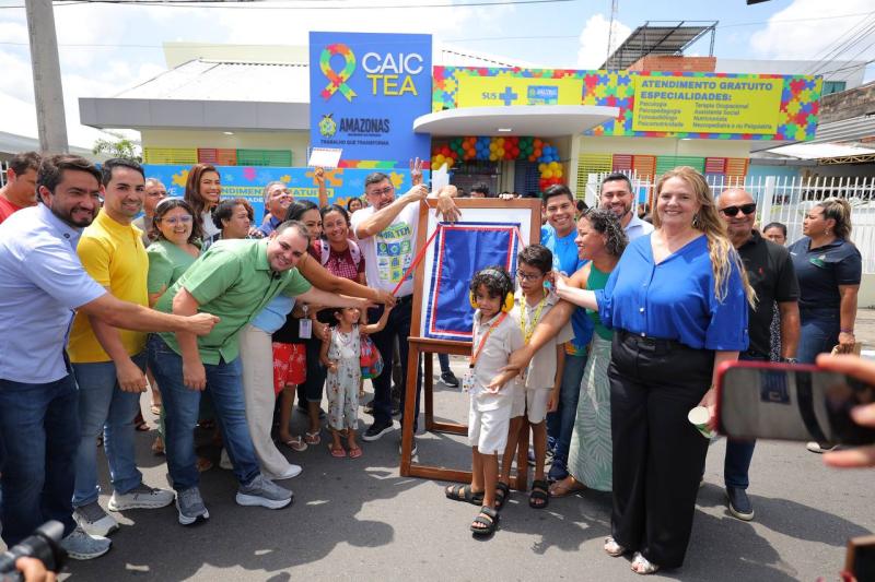 Governador Wilson Lima inaugura o segundo Caic TEA e amplia o atendimento especializado a crianças com autismo em Manaus
