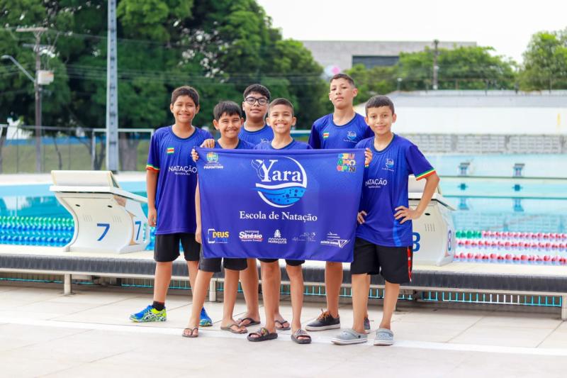 Escola de Natação Yara, de Parintins, conquista 3° lugar em competição estadual
