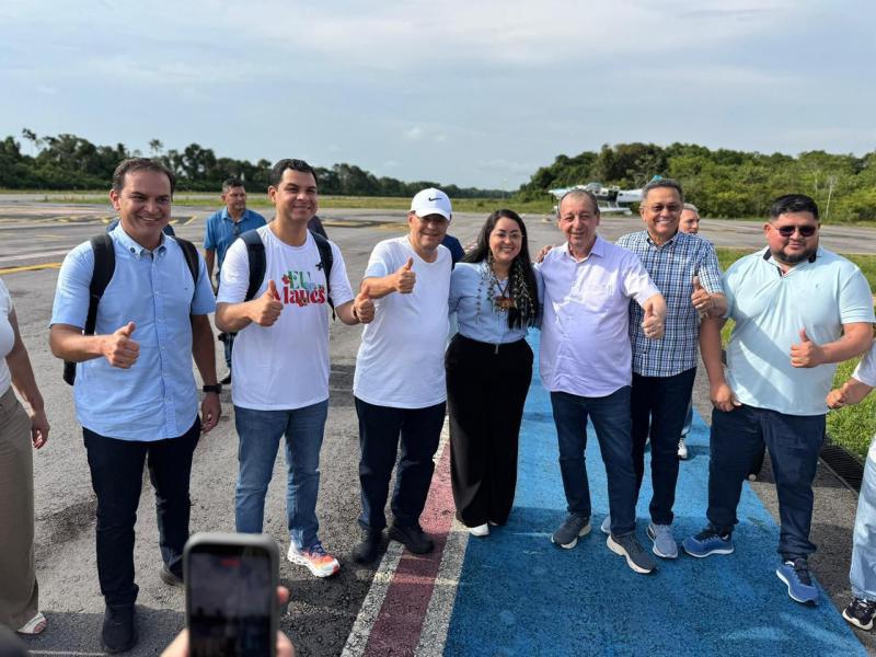 Mateus Assayag cumpre agenda com Omar, Eduardo, Saullo e Silas e fortalece a união do Baixo Amazonas