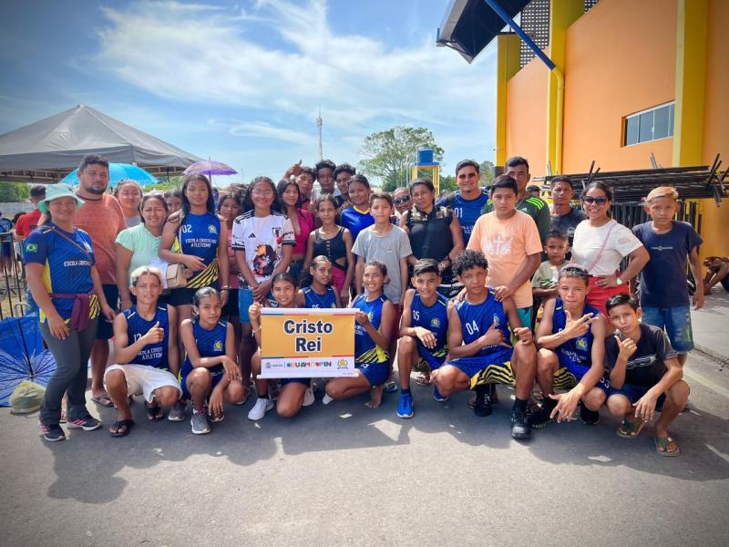 Da zona rural, Escola Municipal Cristo Rei é destaque no Atletismo dos Jogos Escolares de Parintins