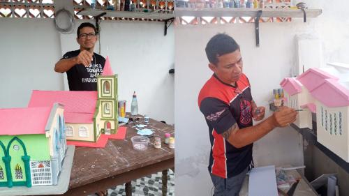 Projeto artístico de Parintins transforma igrejas históricas em maquetes e celebra fé, cultura e arquitetura