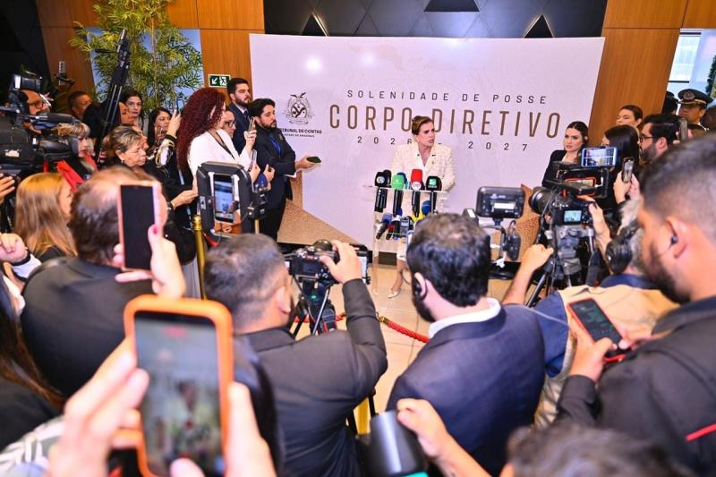 Presidente do TCE-AM anuncia projetos que marcarão o biênio 2026–2027 durante cerimônia de posse