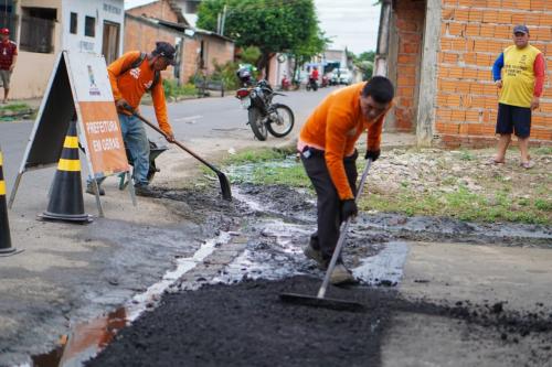 Recuperação asfáltica melhora tráfego no Itaúna I