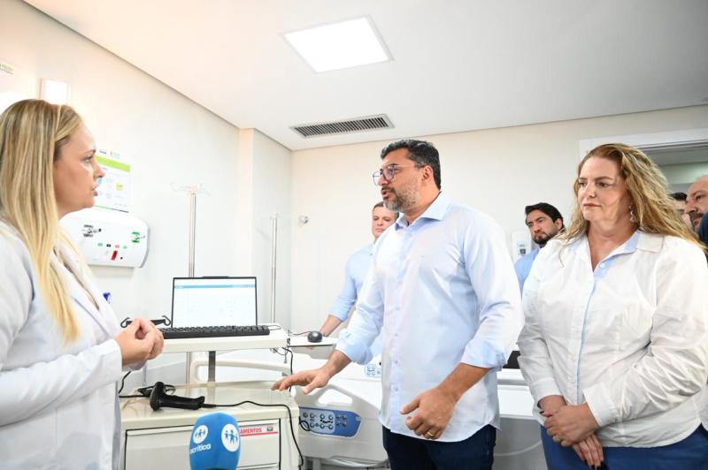 Governador Wilson Lima inaugura segunda Unidade de Internação no Complexo Hospitalar Sul, com inovações no uso de tecnologia à beira-leito