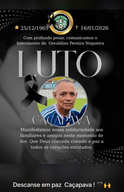 Morre Caçapava, genial pequeno gigante do futebol parintinense
