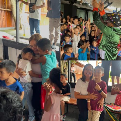 Márcia Baranda comemora 60 anos com ação que levou alegria e o sorriso das crianças