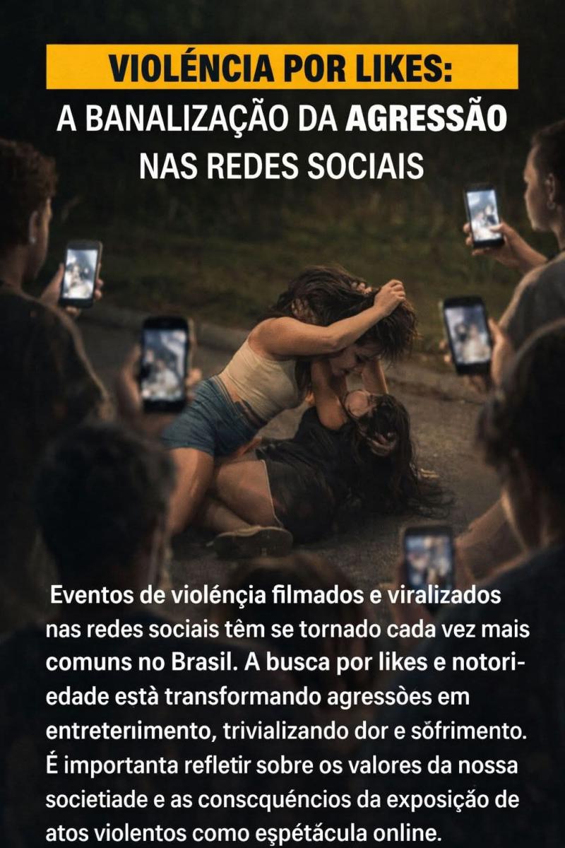 Violência por Likes: Quando a sociedade vira plateia
