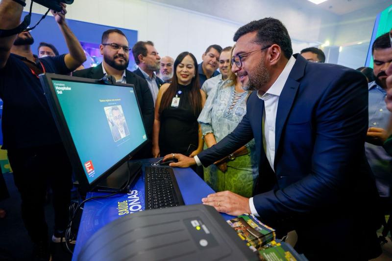 Durante Expo Saúde Amazonas, governador Wilson Lima lança Portal Saúde AM em Tempo Real