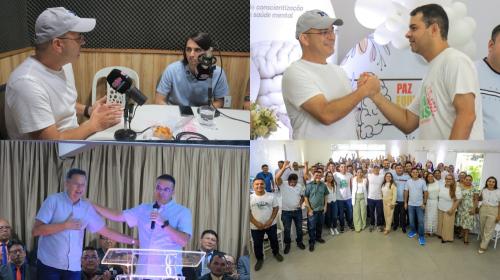 Amom, Saullo e Silas cumprem agenda em Parintins e Mateus Assayag fortalece articulação federal