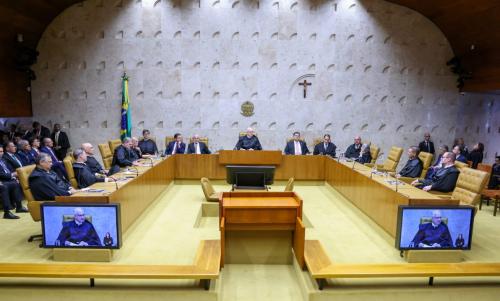 Presidente do STF abre Ano Judiciário e anuncia código de ética como prioridade da sua gestão