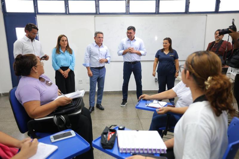 Governador Wilson Lima abre ano letivo do Cetam com mais de 7,6 mil novos alunos na capital