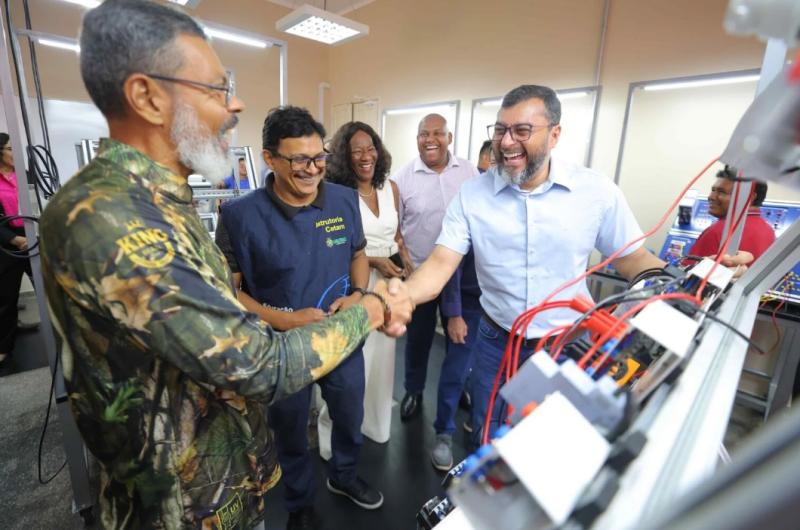 Gestão Wilson Lima supera 1,2 milhão de vagas em cursos de qualificação e amplia mão de obra para indústria e serviços