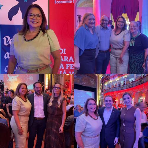 Vereadora Márcia Baranda participa do lançamento do 59º Festival Folclórico de Parintins no Teatro Amazonas