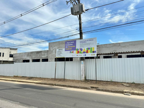 Construção da Oficina Ortopédica atinge 60% e amplia rede de saúde no município